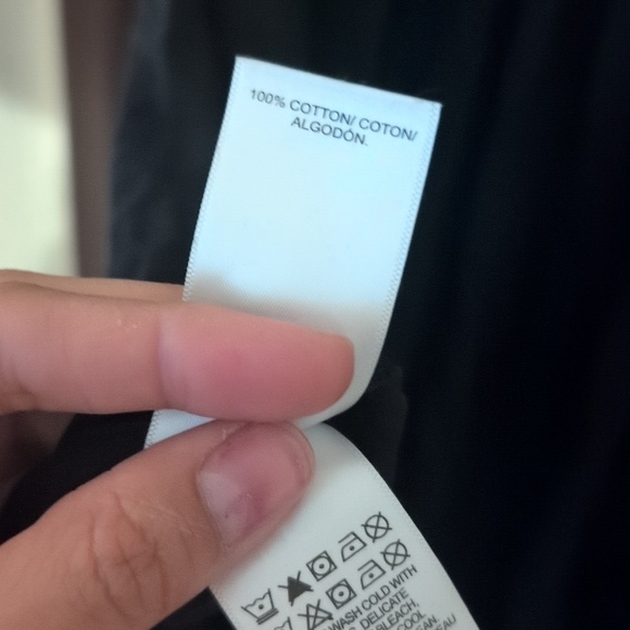 Lucky Brand Black With Cream Crochet Blouse Size XL - Picture 6 of 6